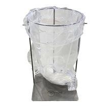 Drum Liner Garage Bags on roll 205 Litre Clear 1000mm x 1500mm x 50um 100/roll