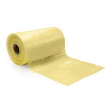 Poly Tubing LDPE Solid Yellow 700mm x 150um x 103m 20kg Roll (with Heavy Sticker)