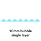 Bubble Wrap 10mm Single Layer 1.5m x 100m (Slit 300mm x 5, Perf 490mm)