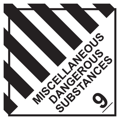 Hazardous Chemical Labels Perforated Misc Dangerous Substances 9 48mm x 50mm 1000/Roll
