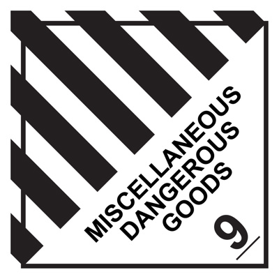 Hazardous Chemical Labels Hazchem Miscellaneous Dangerous Goods 9 100mm x 100mm 500/roll