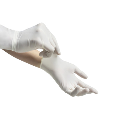 Examination Gloves Latex Powdered Clear Large 100/ctn