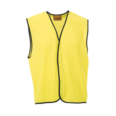 Safety Vest Yellow Large (Non-Reflective)