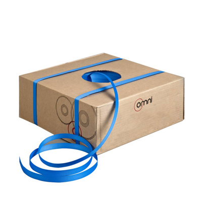 Poly Strapping in Dispenser Box Omni  15mm x 1000m Blue