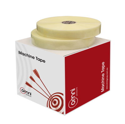 Machine Tape Omni PPA30 Hot Melt Adhesive 38mm x 1000m Clear