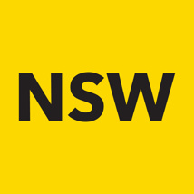 Perforated State Labels (NSW) Yellow 96mm X 50m (perf @ 100mm) 500/roll