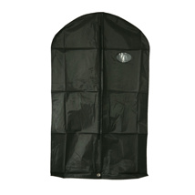 Garment Bags Poly Woven Zip Up Black 595mm x 995mm