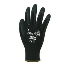 Gloves Black Grip Nitrile Coated – Small