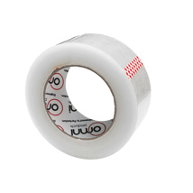 Packaging Tape Omni PR30 Natural Rubber Adhesive 36mm x 100m White CLEARANCE