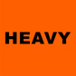 HEAVY Label - Perforated Printed Stickers Orange 72mm X 100mm 500/roll 