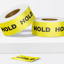 HOLD Label – Printed Quality Control Sticker Orange 100mm x 150mm 500/roll